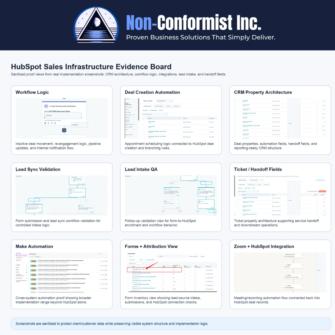 Executive reporting dashboard showing pipeline health, lead sources, sales activity, and business performance